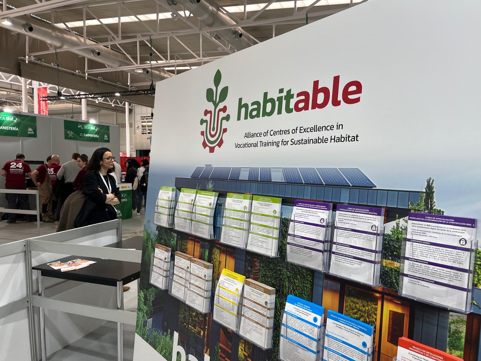 HABITABLE showcases sustainable construction VET at Castilla y León’s Skills Competition 2025